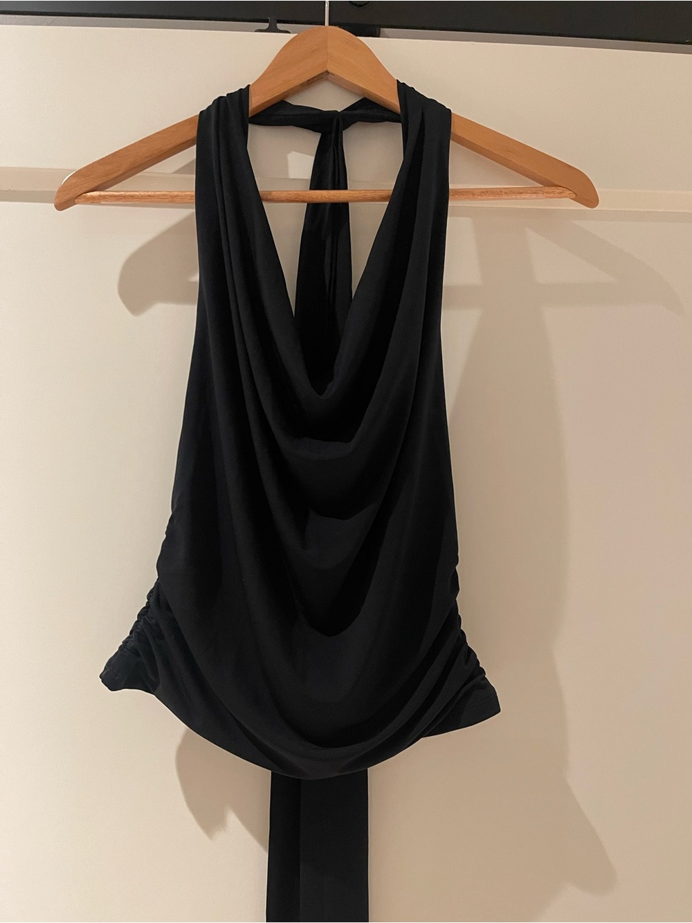 Abercrombie & Fitch Black Small Halter top
